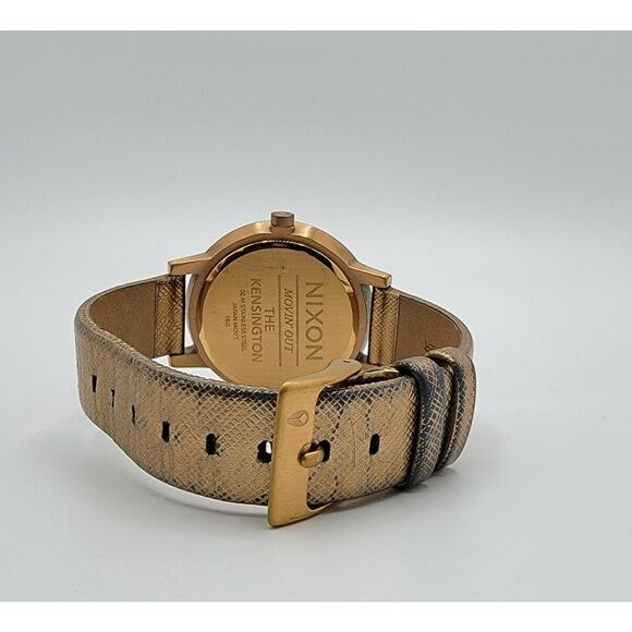 Ladies Nixon "Movin' Out" The Kensington Gold Tone Stainless Steel Quartz Watch - Picture 8 of 10